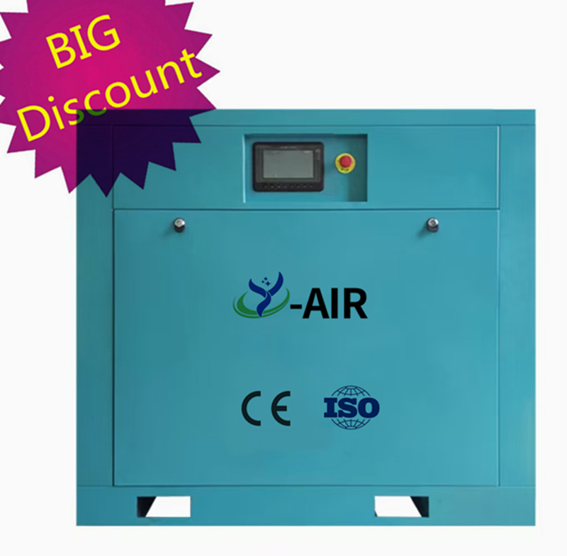 Electric Silent 15kw 20HP Direct Driven screw air compressor with CE & IP 54 Motor for sale 