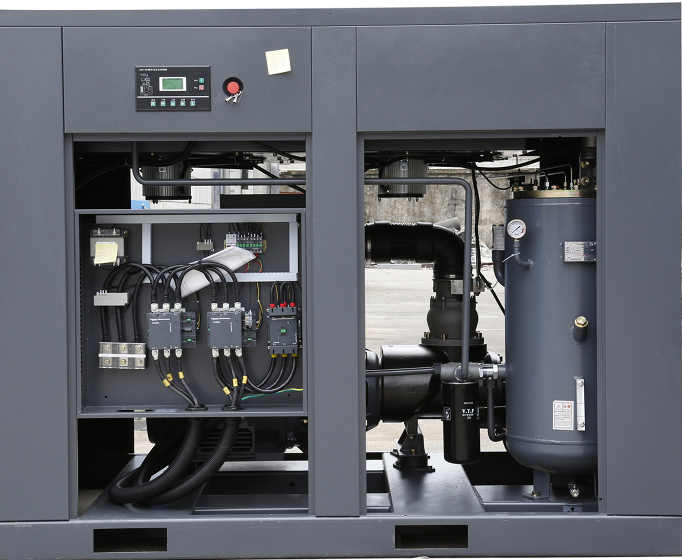 75kw 100hp Direct Driven screw air compressor -