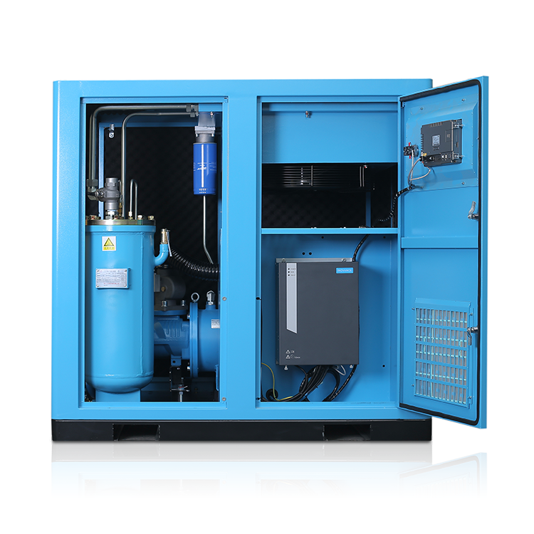 15kw 20HP Permanent magnet variable frequency screw air compressor 
