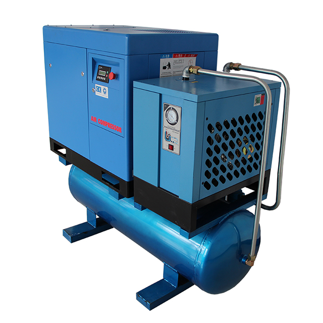 7.5kw 10hp Integrated screw type air compressor