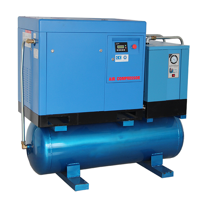 7.5kw 10hp Integrated screw type air compressor