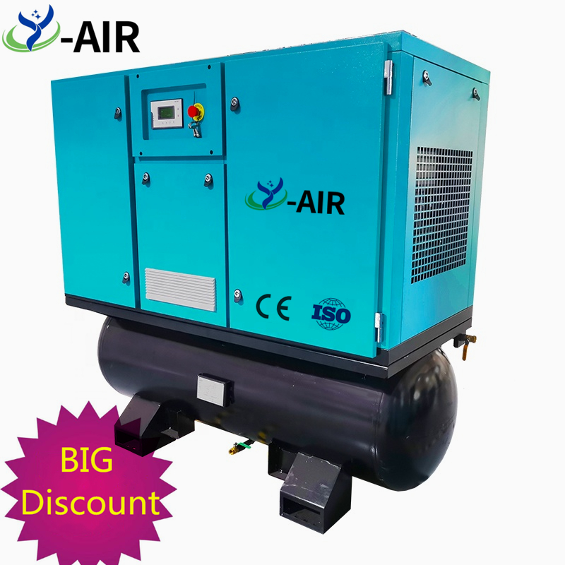 7.5kW 11kw  15kw 18.5kw 22kw 15/16 bar Rotary Screw Air Compressor Industrial Compressors for Laser Cutting